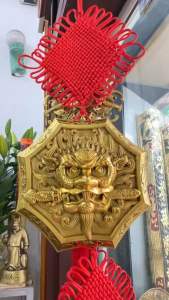 Mặt Hổ phù bằng đồng 25cm