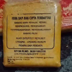 5 pcs Garam Bleng Kuning Cap Djago Besar/bleng kuning cap jago