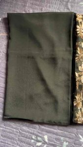 Kain Pasang(Unstitched Embroidery Suit) Black New Arrival from Pakistan