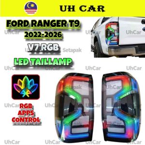 (V7) (RGB) Ford Ranger T9 2022-2026 Dynamic Led Tail Lamp Taillamp Taillight Light