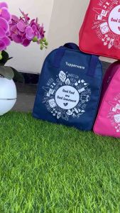 Tas Bekal Go Green Tupperware (zipper bunga es)