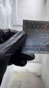 MISSPRINT Uang Kuno 50000 Rupiah 2009 Seri Pahlawan