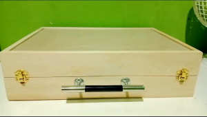 kotak kayu multifungsi ukuran 37×27×9 cm