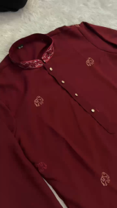 [PRE-ORDER] 2026 AUG PLUS SIZE MEN’S BOLLYWOOD KURTA PREMIUM EMBROIDERED ELEPHANT DESIGN INDIAN PAKISTANI TRADITIONAL WEAR S 40 TO 3XL 50 BLACK MAROON NAVY BLUE OLIVE
