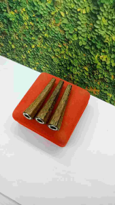 Sedotan once pipa kayu kelor Jawa model segi enam minimalis D73