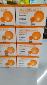 MYREVIT-C Ascorbic Acid 500mg (100 tabs/box)
