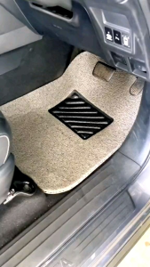 Karpet Mie Lantai Mobil 5 Pcs 2 Baris warna Hitam Abu Merah Coklat Hijau Biru Universal Tebal 16MM Padat Anti Slip Mat / Alas Kaki Keset Mihun Bihun All New Avanza Xenia Calya Sigra HRV Mobilio CRV WRV Fortuner Pajero Innova Ignis Ertiga CX5 Raize Rocky