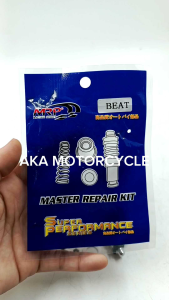 AKA MOTORSHOP Master Repair Kit for Honda Beat Motorcycle with Spring and Gasket Components