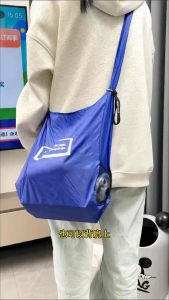 小圆盘购物袋 Small Round Shopping Bag#这款小圆盘折叠购物袋，真的太实用了。平时买个菜✨.不用时卷起来放包包口袋也方便#方便又实用。