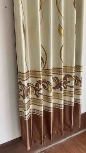 Gorden tinggi 250cm jendela pintu rumah sekat ruangan harga per pcs motif tulif mewah tebal dan jatuh bahan blackout premium