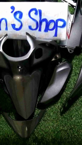 ชุดสี110inewปี2011-2018สีเทาตะกั่วชิ้นงานสนิทเปลือกงานABS มี15ชิ้น