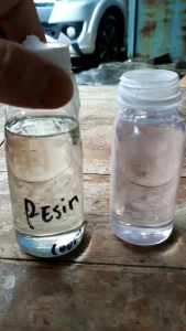 RESIN BENING 100 GRAM KOMPLIT KATALIS 5ML / UNSATURATED POLYESTER RESIN / KERAJINAN TANGAN