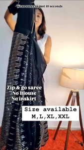SAREE READY MADE  -WARE SAREE JUST 10 SECOND MK1126 SAREE