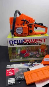 CHAINSAW SENSO NEW WEST 588 BAR 22 FULLSET SIAP PAKAI