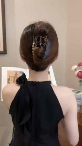 Kẹp tóc cỡ lớn 13cm đính đá lấp lánh kẹp tóc chéo sang trọng size lớn cho nữ