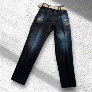 Celana Panjang Jeans Anak Laki-laki 5 - 6 - 7 Tahun - Bahan Jeans Denim Berkualitas Tinggi dan Nyaman - Resleting dan Kancing Bobok - Pinggang Elastis (Tebal, Halus, dan Tidak Mudah Putus)