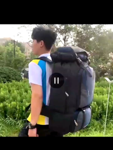 Beg Kapasiti Besar 70L Beg Melancong Beg Mendaki Beg Berkhemah Beg Balik Kampung 70L Camping Hiking Backpack Large Capacity Mountaineering Beg Waterproof Travel Backpack