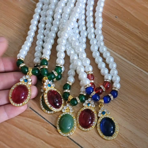 DÂY CHUYỀN NGOC TRAI TỔNG HỢP TRANG SỨC MẶC ÁO DÀI( kèm vòng tay bông tai)