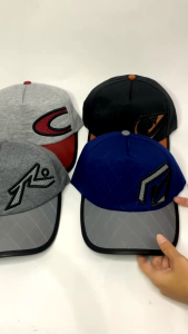 Topi Full Bahan Bordir & Topi Fleece Bordir Visor Sintetis Dewasa