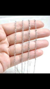 Kalung nori ukir/kalung nori padat/kalung nori polos/kalung jedar ANAK perak asli 925 lapis emas putih ANTI KARAT KWALITAS IMPORT