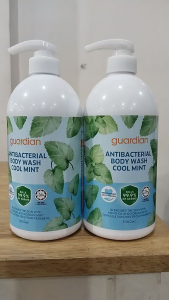 Guardian Antibacterial body wash cool mint 99.9% antibacterial pump bottle 1000ml