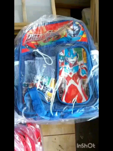 TAS RANSEL ANAK SD & TK ULTRAMAN BERHADIAH BOTOL