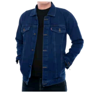 Satu Pasang Jaket Jeans Dan Celana Jeans Denim Pria Dewasa