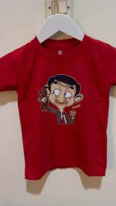 Tshirt kids kaos anak laki-laki & perempuan usia 1-12tahun sablon karakter MR BEAM & TEDY