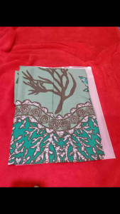 Kemeja Batik Pria Slimfit Motif Ranting Hijau Sage