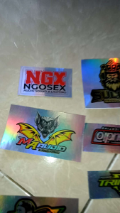 STIKER JUMBO NGX AUDIO | STIKER HOLOGRAM | STIKER JUMBO | STIKER PACK ISI 29 PCS