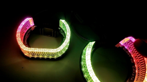 Lampu Angel Eyes Crystal Matrix 5D Vahid i8 Mobil Car