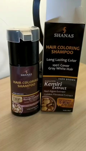 Uban Menghilang Setelah Keramas Pake Shanas Hair Coloring Shampoo