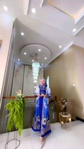 Set Hijab//Dress motif by Zulfa printing