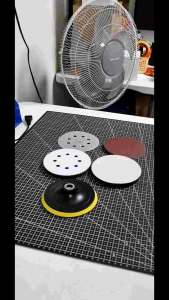 Interface Pad for Sanding Disc 5 inches Hook and Loop Interface Soft Sponge Pad