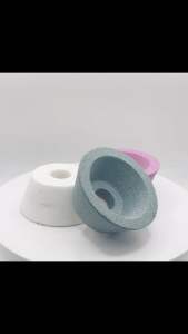 หินทรงถ้วย สีชมพู ขาว เขียว ขนาด 3 - 6 นิ้ว  สินค้าราคาพิเศษ