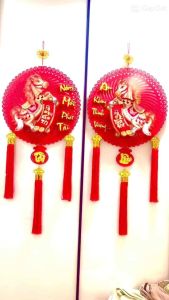 Cặp liễn treo ngựa lắc mang lại May Mắn Hạnh Phúc Và Tài Lộc.