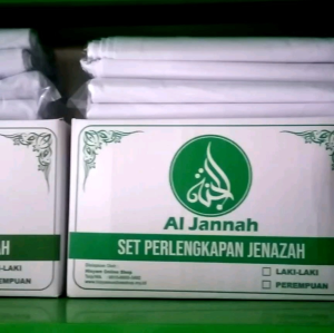 Set Lengkap Perawatan Jenazah | Type Kain Kafan Lebar 120cm x 12m untuk Laki-Laki