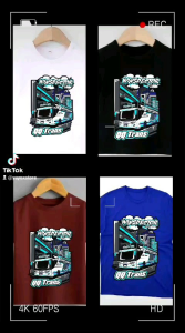 kaos anak bus mania winspector  motif terbaru gambar depan usia1-12tahun free stiker