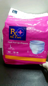 1 Pack Rx Dr Care Adult Pull Up Diaper Large Disposable