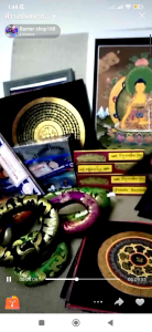 OM MANI PADME HUM Mantra Mandala Thangka Painting Five Pieces