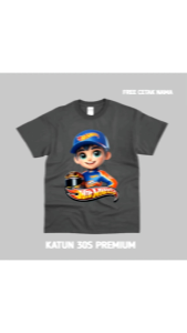 KAOS ANAK HOTWHEELS FREE CETAK NAMA