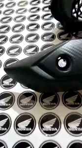 Tutup Cover Kipas Radiator Mesin Plus Cover Knalpot Pelindung Motor Beat 2012 Set