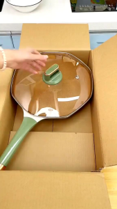 Wajan Bentuk Octagonal Anti Lengket Utk Penggorengan/Octagonal Fry Pan