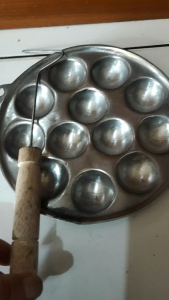 cetakan baklor 12 lobang+pengait/cetakan telor puyuh/cetakan cara lobang 12 aluminium