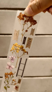 Fairy Lights Journal - READY STOCK/ Asteroid: Snippets - Chapter 2 matte PET tape