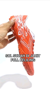 Sepatu Futsal Mini Soccer Valden Garuda Merah Putih Sol Sudah Di Jahit Full keliling