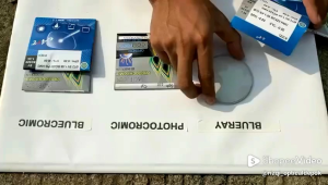 Paket Lensa Blueray Photocromic dan Bluecromic Single Vision Index 1.56 HMC Standar