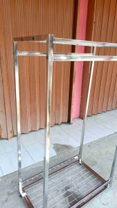 gawangan baju matrix full kotak ples atas bawah ram tinggi 150 lebar 120