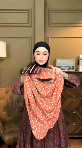 Aurora Bloom Instant V6.0 - Instant Shawl / Slip-On Hijab / Instant Hijab / Instant Scarve / Instant Head Scarve