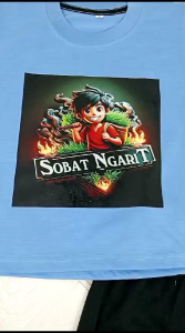 SETELAN BAJU ANAK GAMBAR SOBAT NGARIT UNTUK USIA 1-10 TAHUN/SETELAN BAJU ANAK VIRALL